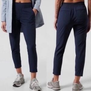 Athleta Brooklyn Ankle Pant Navy Blue Size 10P